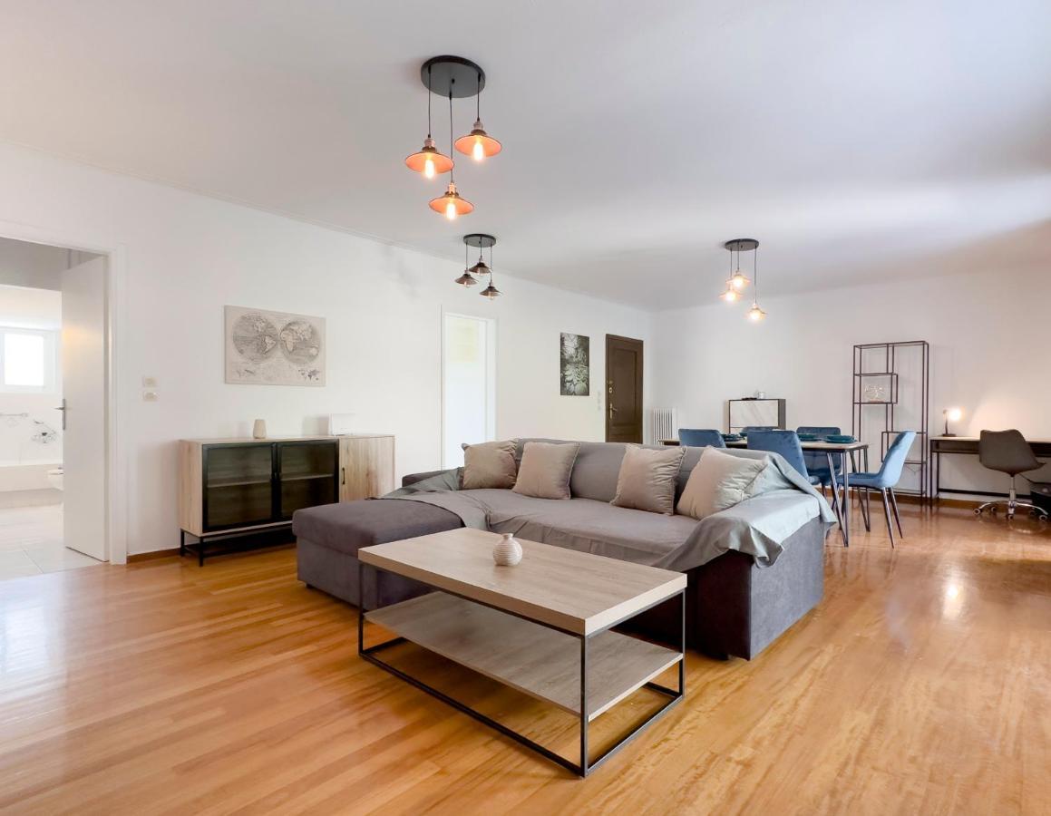 Metamorfoseos Spacious 120Sqm Apt In Alimos Atena Exterior foto